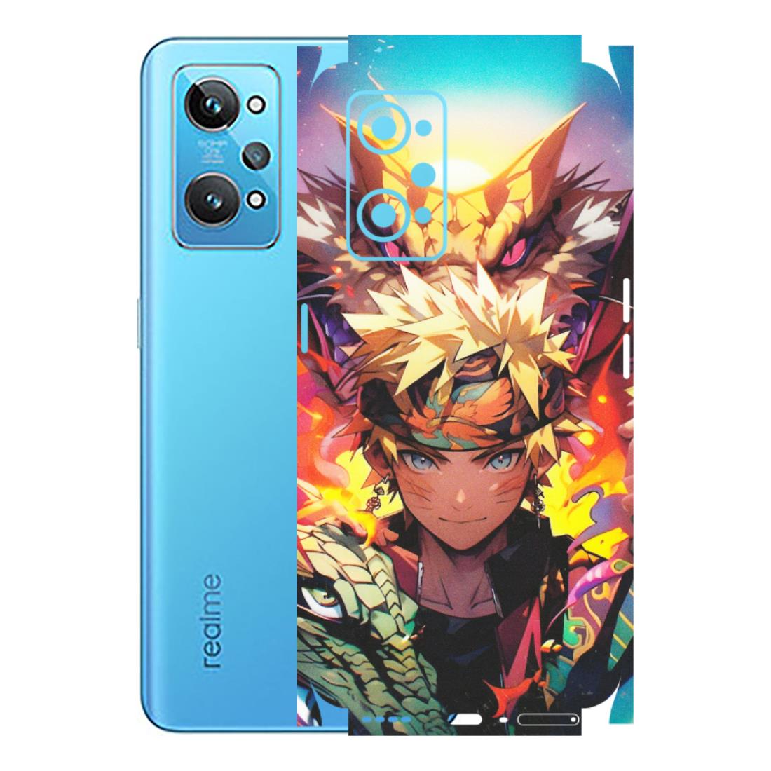 Realme Phone Skins (All Models) - Angry Naruto Anime - Matte Finish (M-148) Realme GT 2