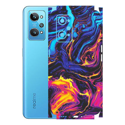 Realme Phone Skins (All Models) - Abstract Paint Classy - Matte Finish (M-15) Realme GT 2