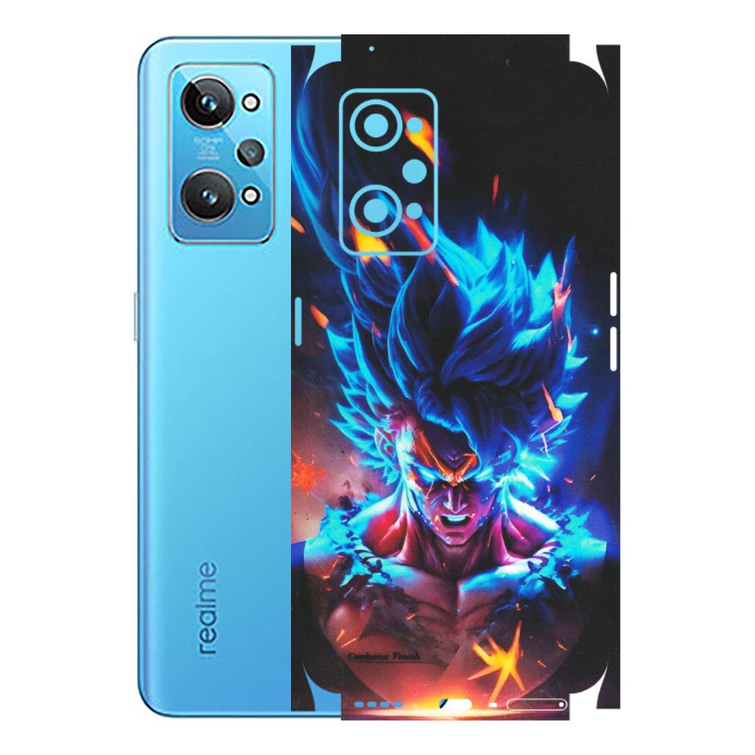 Realme Phone Skins (All Models) - Angry Goku Dragon Ball Anime - Matte Finish (M-150) Realme GT 2