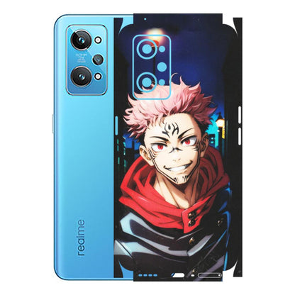 Realme Phone Skins (All Models) - Yuji Itadori Funny Face Anime - Matte Finish (M-152) Realme GT 2