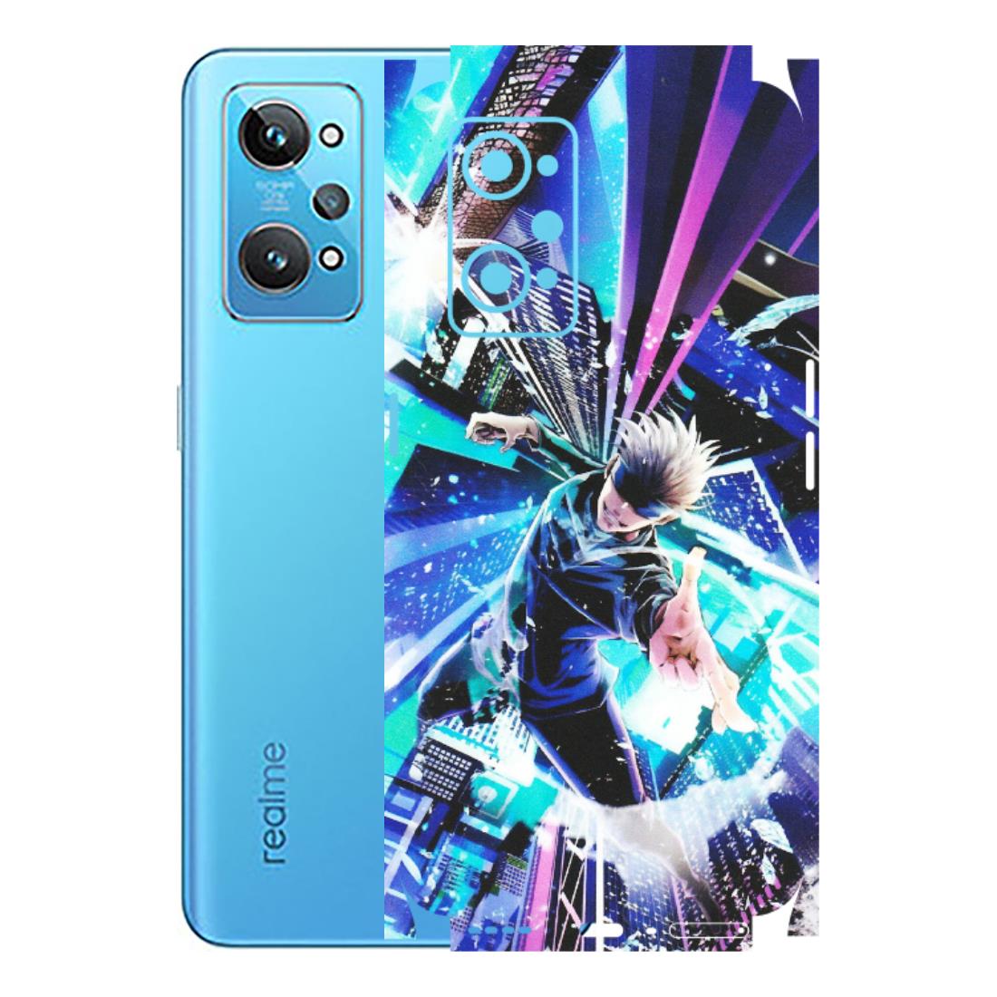 Realme Phone Skins (All Models) - Manga Action Jujustu Kaisen Anime - Matte Finish (M-155) Realme GT 2