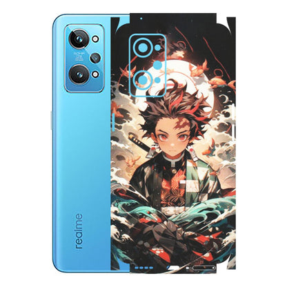 Realme Phone Skins (All Models) - Tanjiro Demon Slayer Anime - Matte Finish (M-158) Realme GT 2
