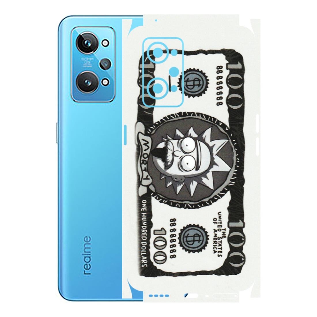 Realme Phone Skins (All Models) - Rick And Morty Hundred Dollar Anime - Matte Finish (M-161) Realme GT 2