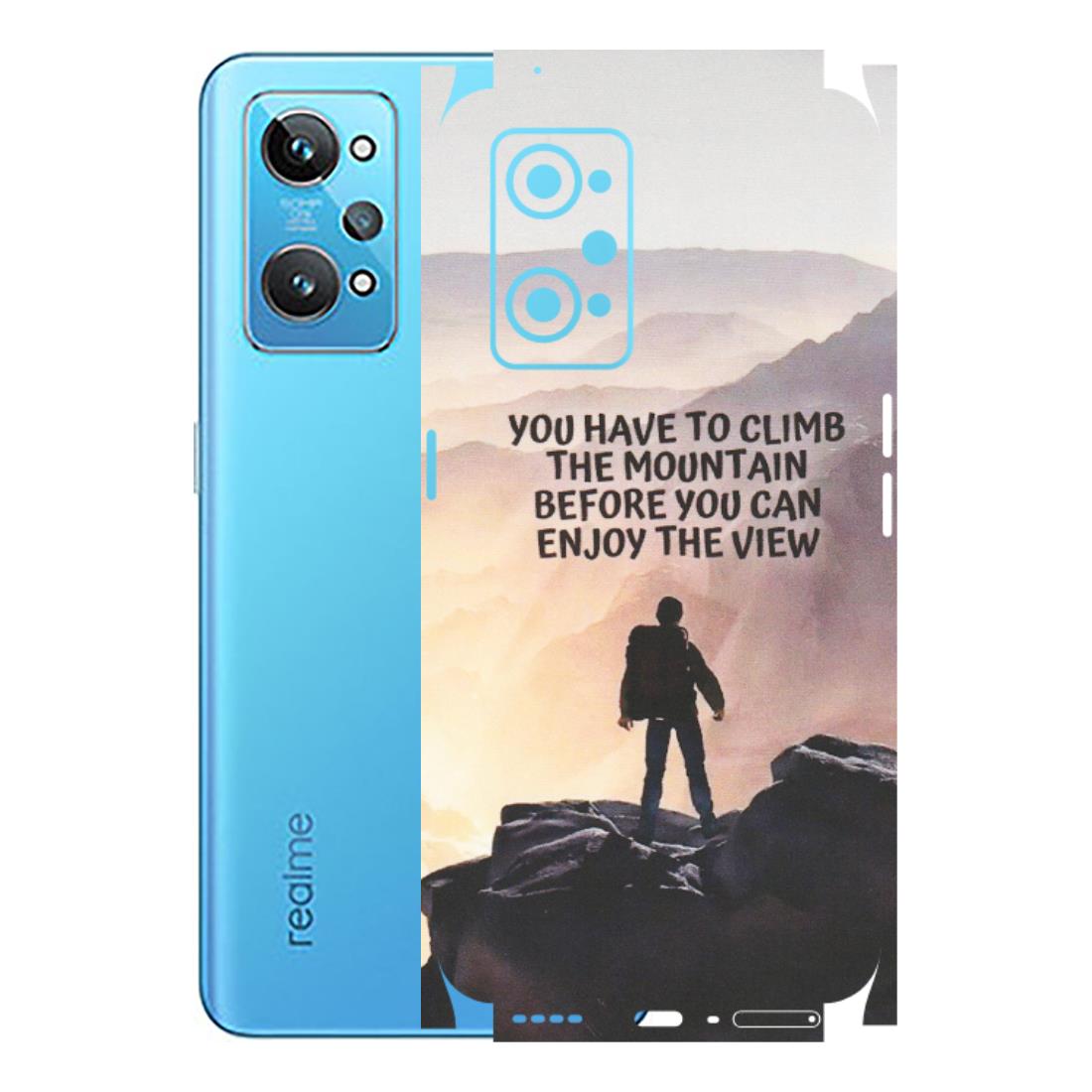 Realme Phone Skins (All Models) - Motivational Hiking Mountain - Matte Finish (M-28) Realme GT 2