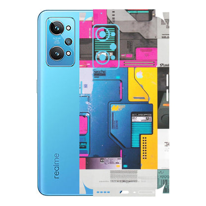 Realme Phone Skins (All Models) - Colourfull Motherboard Internals - Matte Finish (M-55) Realme GT 2