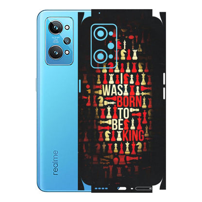 Realme Phone Skins (All Models) - Born To Be King - Matte Finish (M-73) Realme GT 2