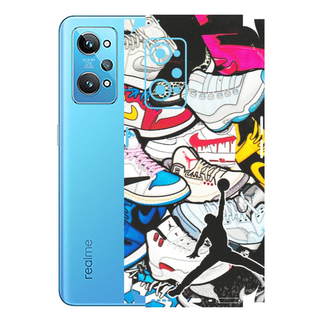 Realme Phone Skins (All Models) - Jordan Sneakers Fan - Matte Finish (M-80) Realme GT 2