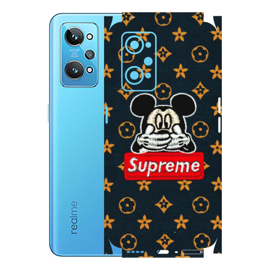 Realme Phone Skins (All Models) - Mickey Supreme - Matte Finish (M-83) Realme GT 2