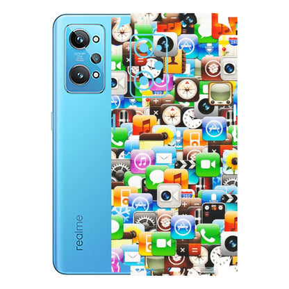Realme Phone Skins (All Models) - All Apple Icons - Matte Finish (M-93) Realme GT 2