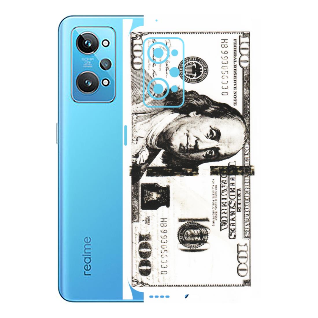Realme Phone Skins (All Models) - 100 Dollar Currency - Transparent Finish (T-01) Realme GT 2