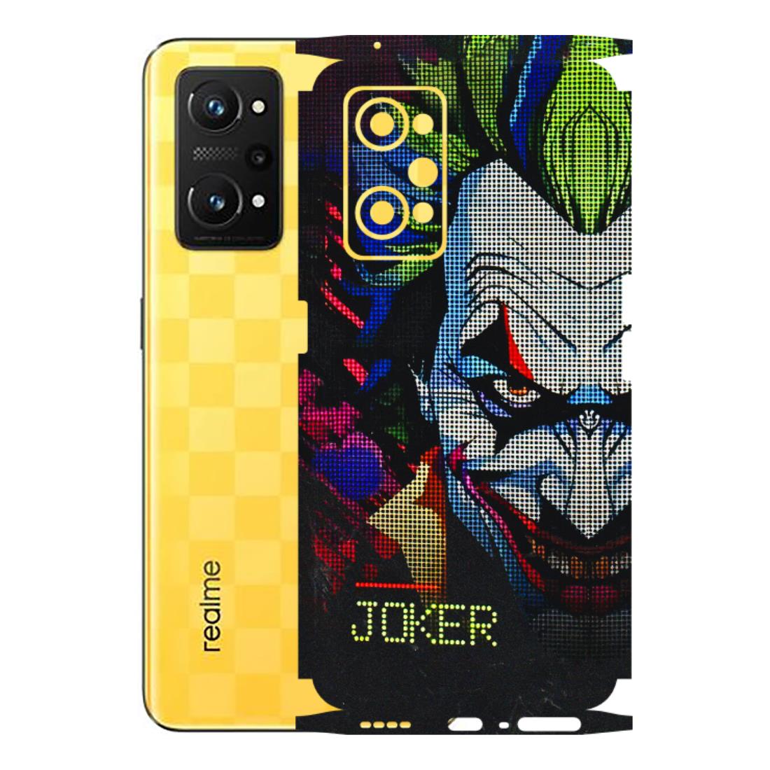 Realme Phone Skins (All Models) - Joker Dot Matrix - 3D Embossed Finish (L-08) Realme GT Neo 3T