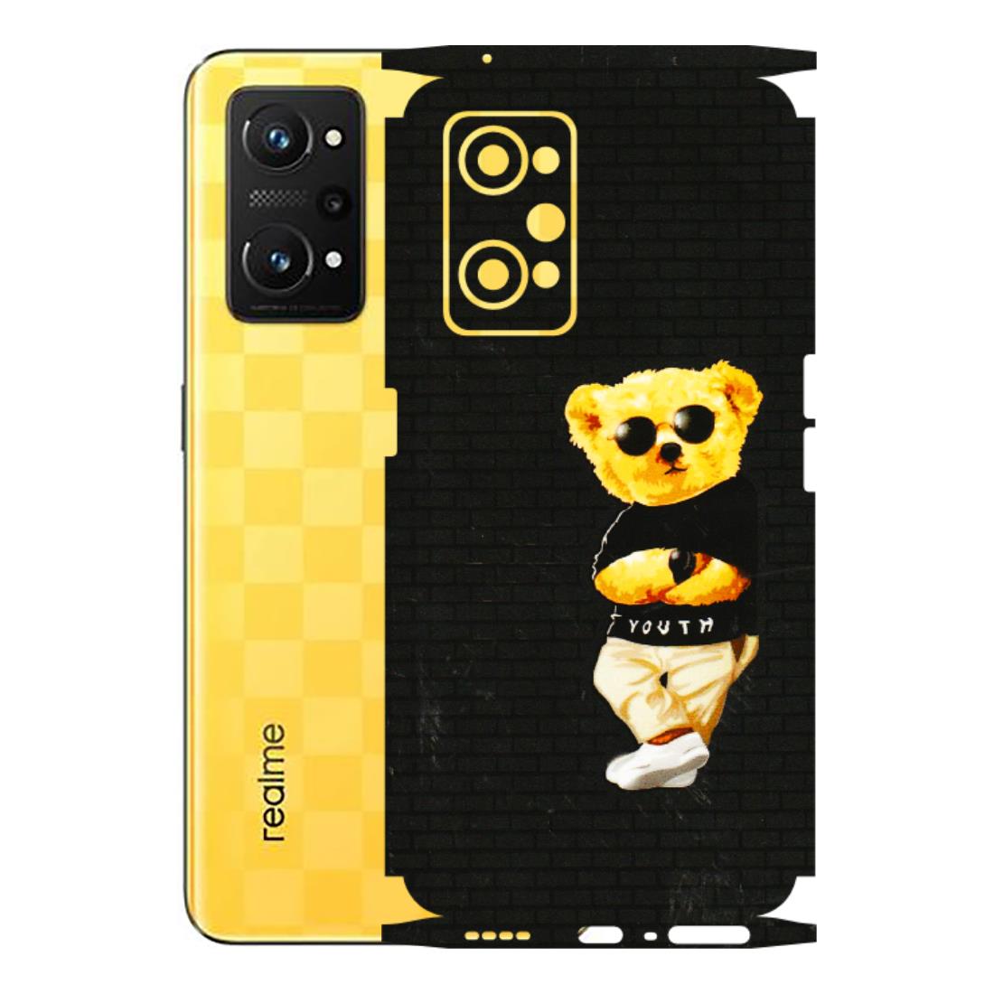 Realme Phone Skins (All Models) - Classy Teddy Bear - 3D Embossed Finish (L-116) Realme GT Neo 3T