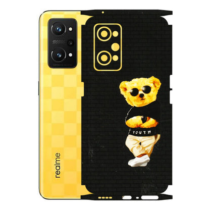 Realme Phone Skins (All Models) - Classy Teddy Bear - 3D Embossed Finish (L-116) Realme GT Neo 3T