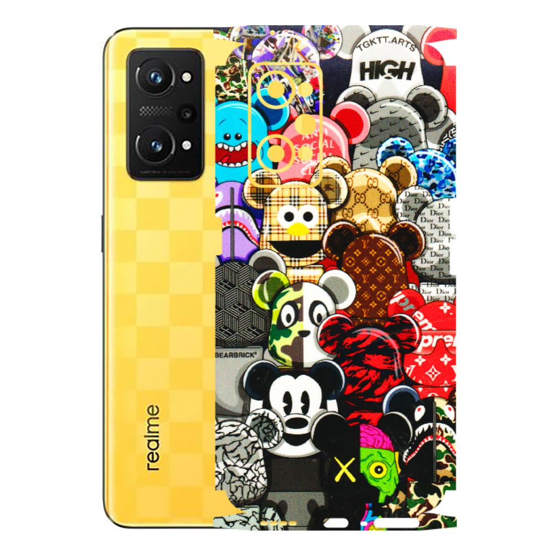 Realme Phone Skins (All Models) - More Mickey Mouses - 3D Embossed Finish (L-118) Realme GT Neo 3T