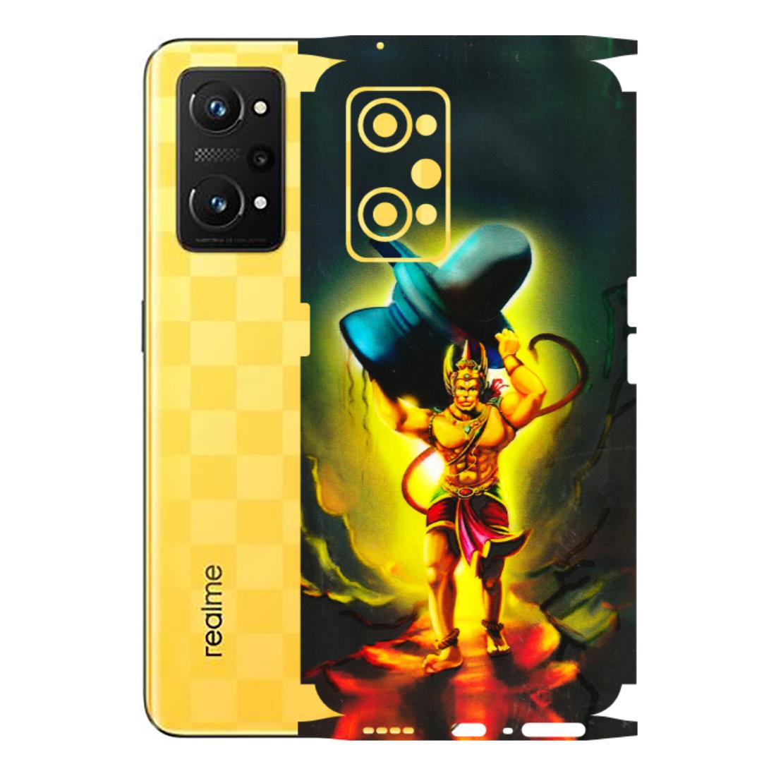 Realme Phone Skins (All Models) - Hanuman Ji - 3D Embossed Finish (L-128) Realme GT Neo 3T