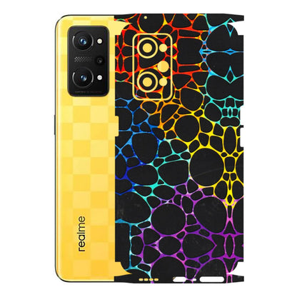 Realme Phone Skins (All Models) - Abstract Art MultiColour - 3D Embossed Finish (L-133) Realme GT Neo 3T