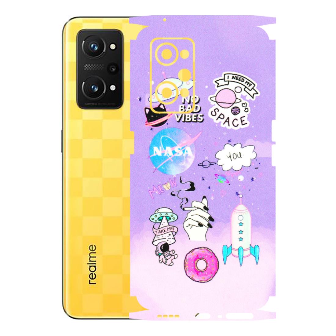 Realme Phone Skins (All Models) - I Need My Nasa   Skin - 3D Embossed Finish (L-149) Realme GT Neo 3T