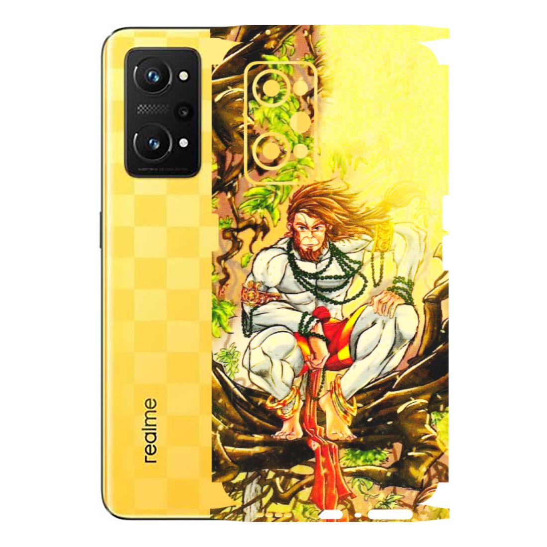 Realme Phone Skins (All Models) - Lord Hanuman - 3D Embossed Finish (L-152) Realme GT Neo 3T