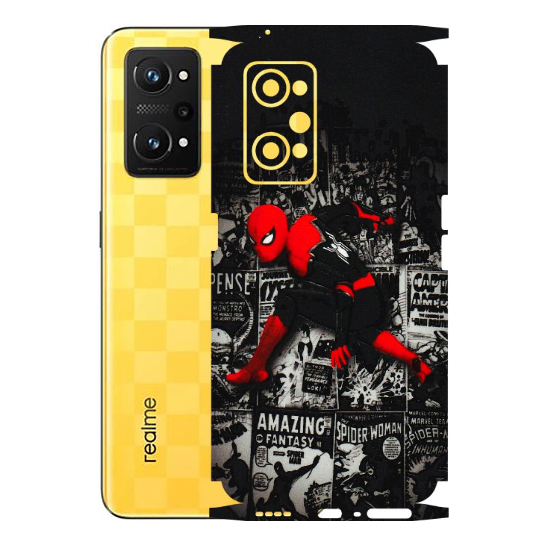 Realme Phone Skins (All Models) - SpiderMan New - 3D Embossed Finish (L-162) Realme GT Neo 3T