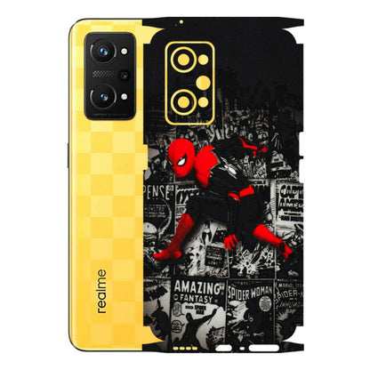 Realme Phone Skins (All Models) - SpiderMan New - 3D Embossed Finish (L-162) Realme GT Neo 3T
