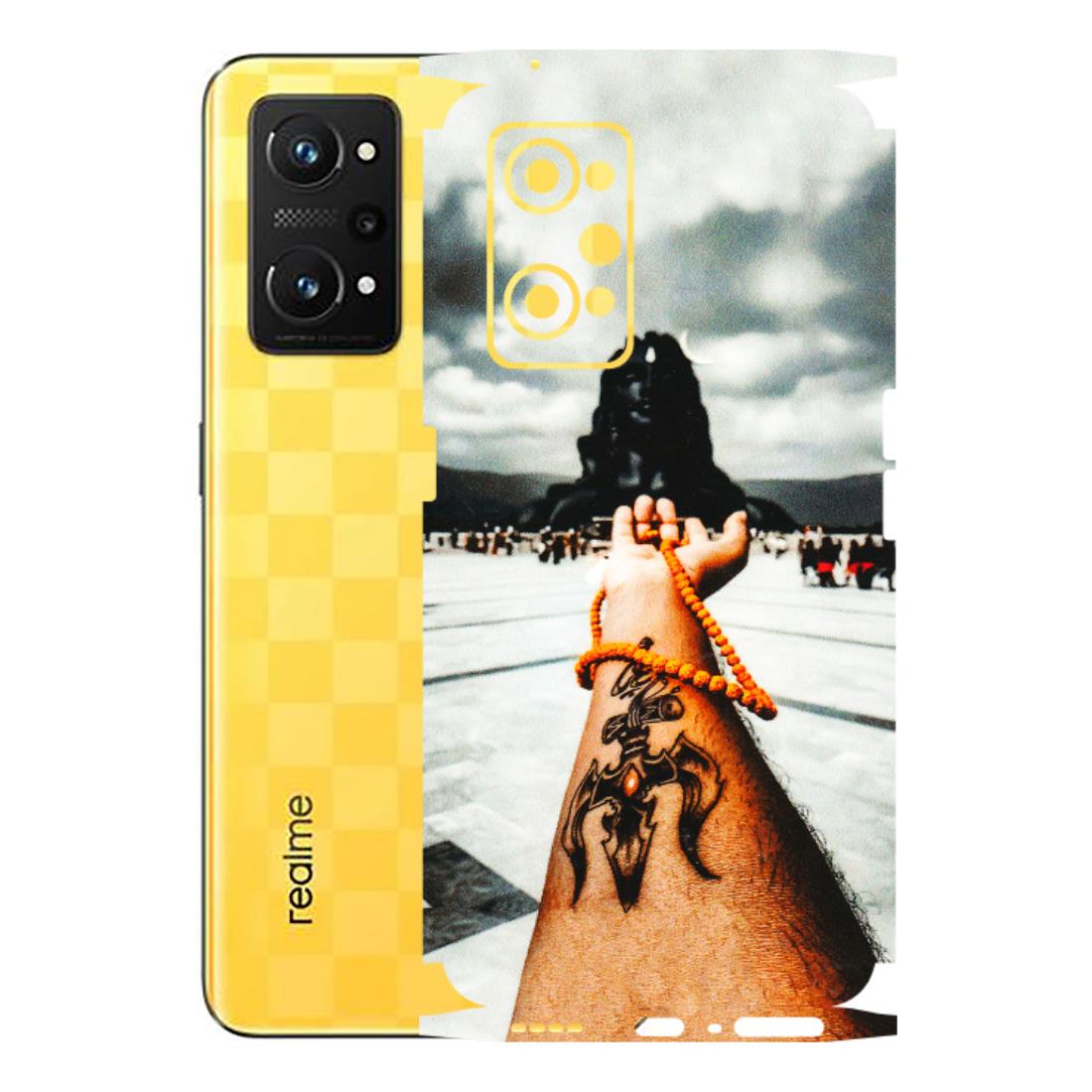 Realme Phone Skins (All Models) - Jai Adiyogi Mahakaal - 3D Embossed Finish (L-164) Realme GT Neo 3T