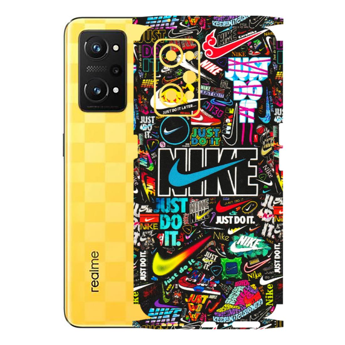 Realme Phone Skins (All Models) - Just Do It Doodles - 3D Embossed Finish (L-166) Realme GT Neo 3T