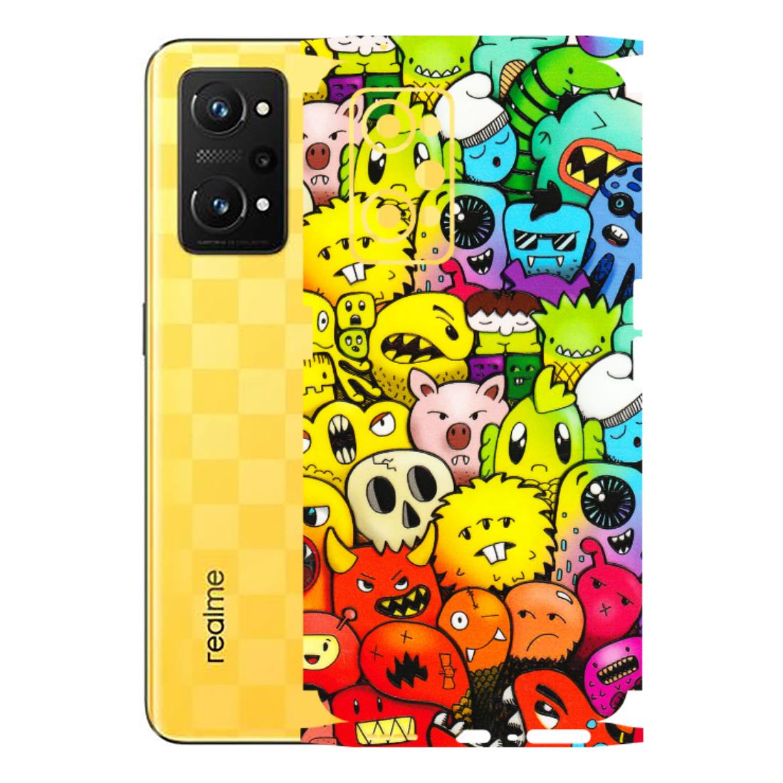 Realme Phone Skins (All Models) - Angry Funkies - 3D Embossed Finish (L-169) Realme GT Neo 3T
