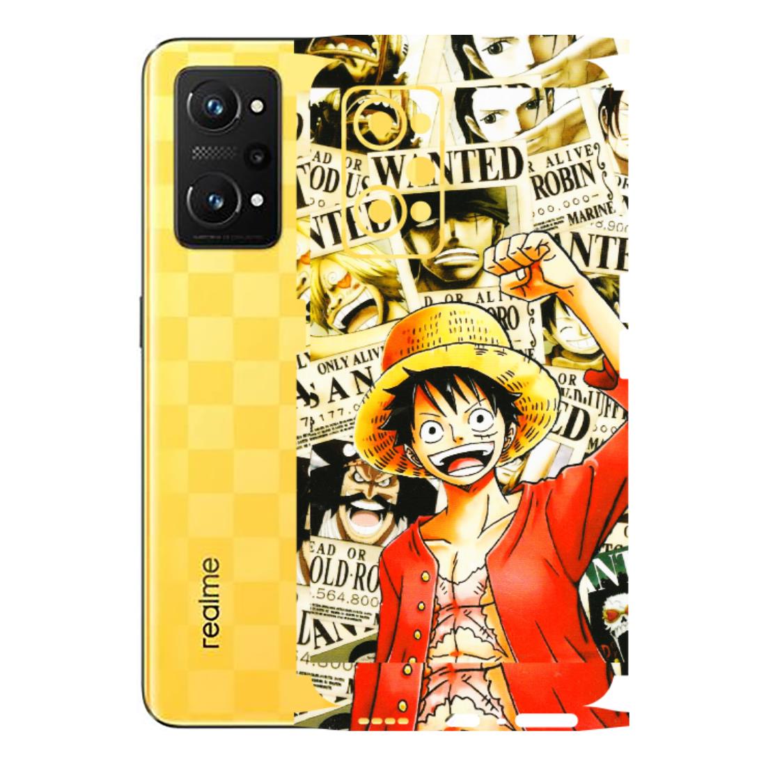 Realme Phone Skins (All Models) - Luffy Anime - 3D Embossed Finish (L-177) Realme GT Neo 3T