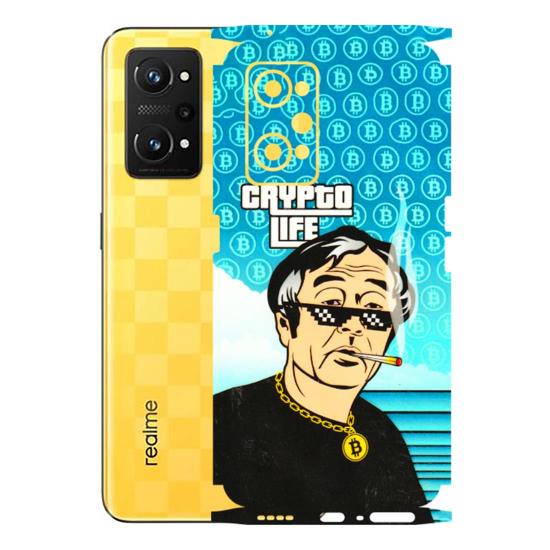 Realme Phone Skins (All Models) - Crypto Thug Life - 3D Embossed Finish (L-179) Realme GT Neo 3T