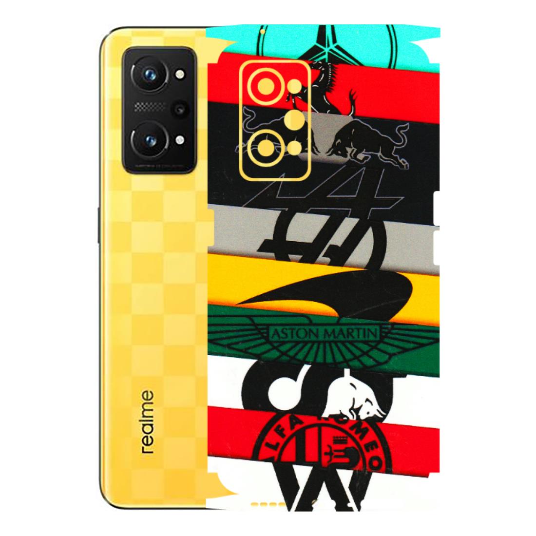 Realme Phone Skins (All Models) - Multi Designer Brands - 3D Embossed Finish (L-187) Realme GT Neo 3T