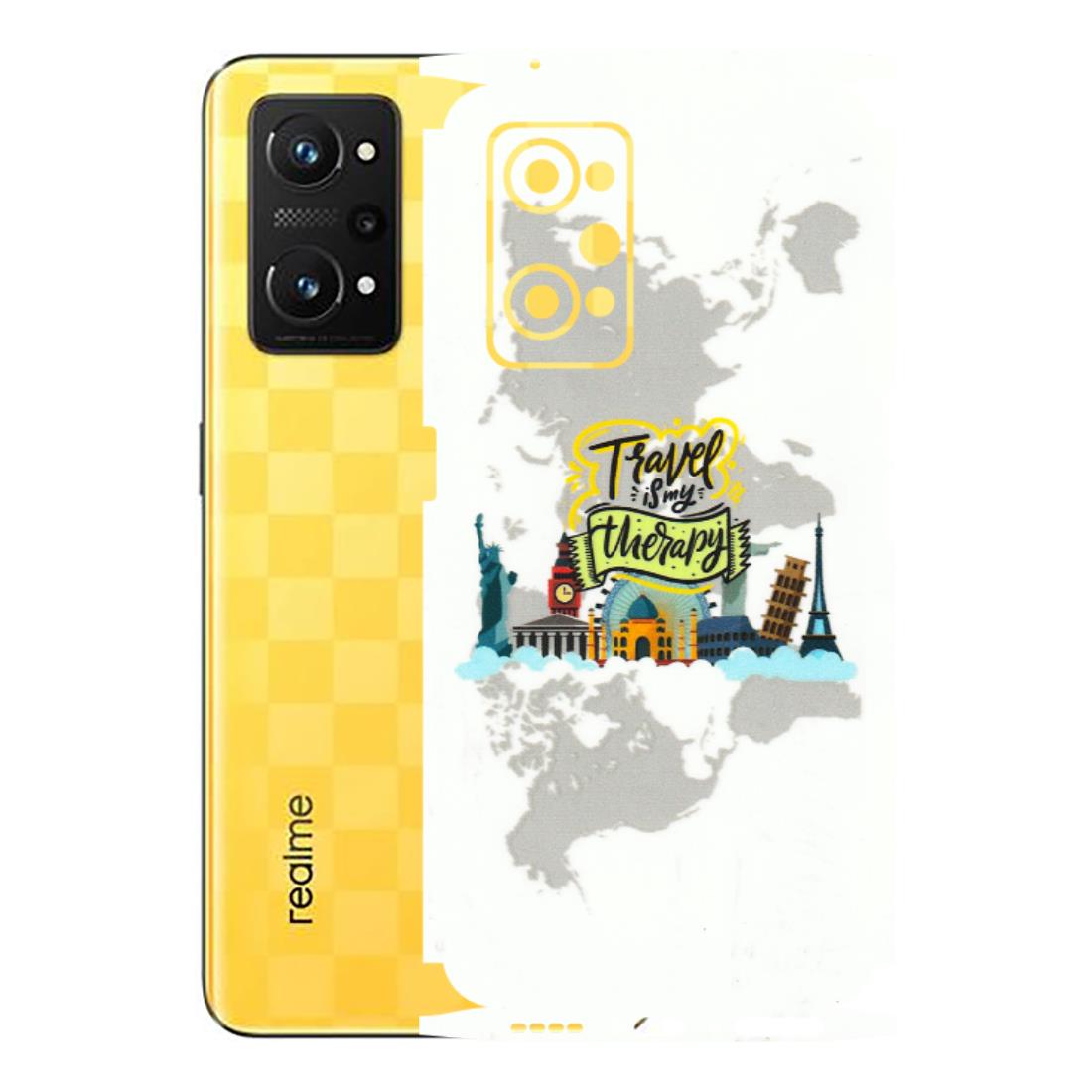 Realme Phone Skins (All Models) - Travel Therapy - 3D Embossed Finish (L-199) Realme GT Neo 3T