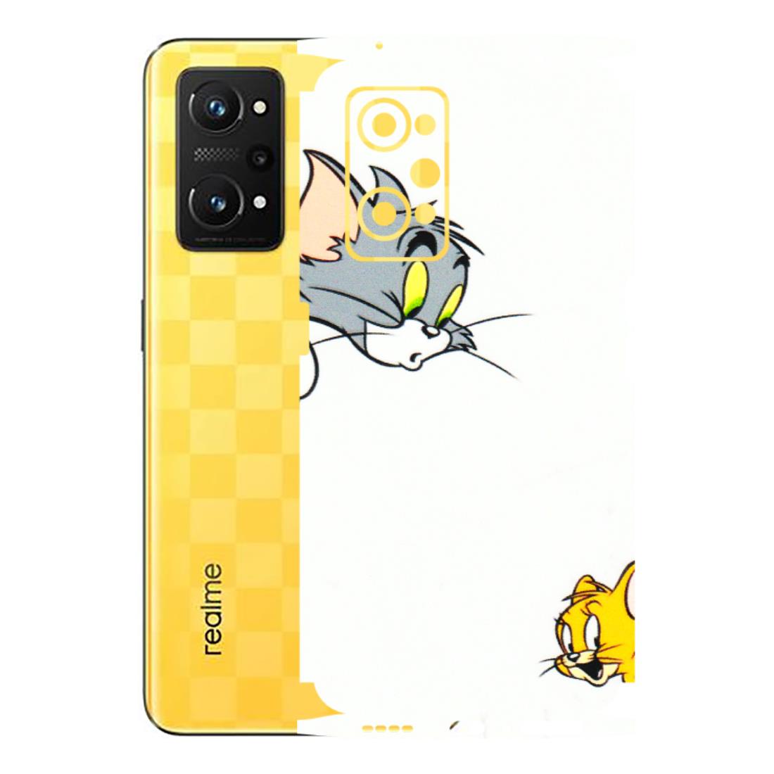 Realme Phone Skins (All Models) - Cute Tom And Jerry - 3D Embossed Finish (L-220) Realme GT Neo 3T