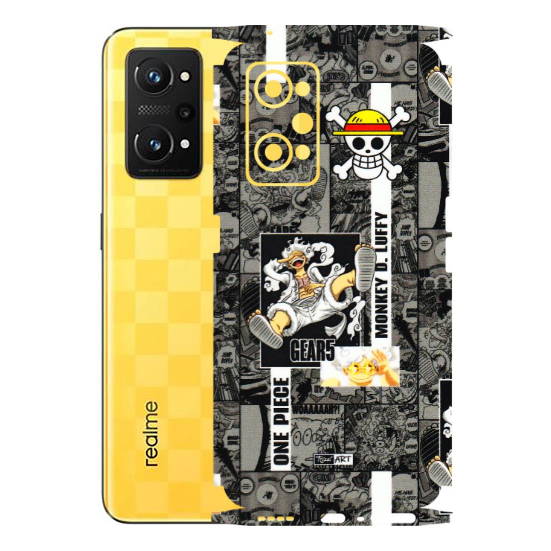 Realme Phone Skins (All Models) - Cuffy Anime MonkeyCamic - 3D Embossed Finish (L-242) Realme GT Neo 3T