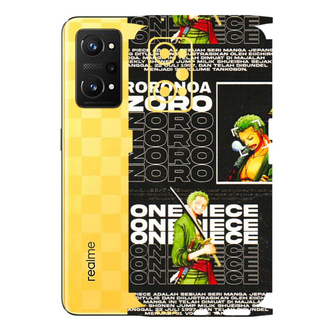 Realme Phone Skins (All Models) - One Piece Zoro - 3D Embossed Finish (L-250) Realme GT Neo 3T