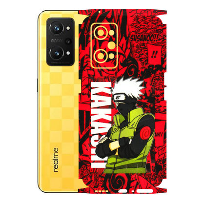 Realme Phone Skins (All Models) - Kakashi Red Anime - 3D Embossed Finish (L-251) Realme GT Neo 3T