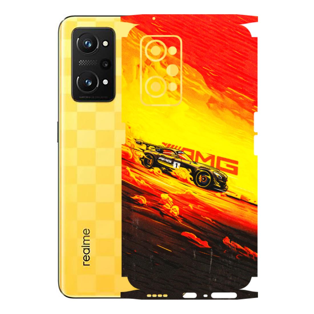 Realme Phone Skins (All Models) - AMG Car Speed Cover - 3D Embossed Finish (L-256) Realme GT Neo 3T