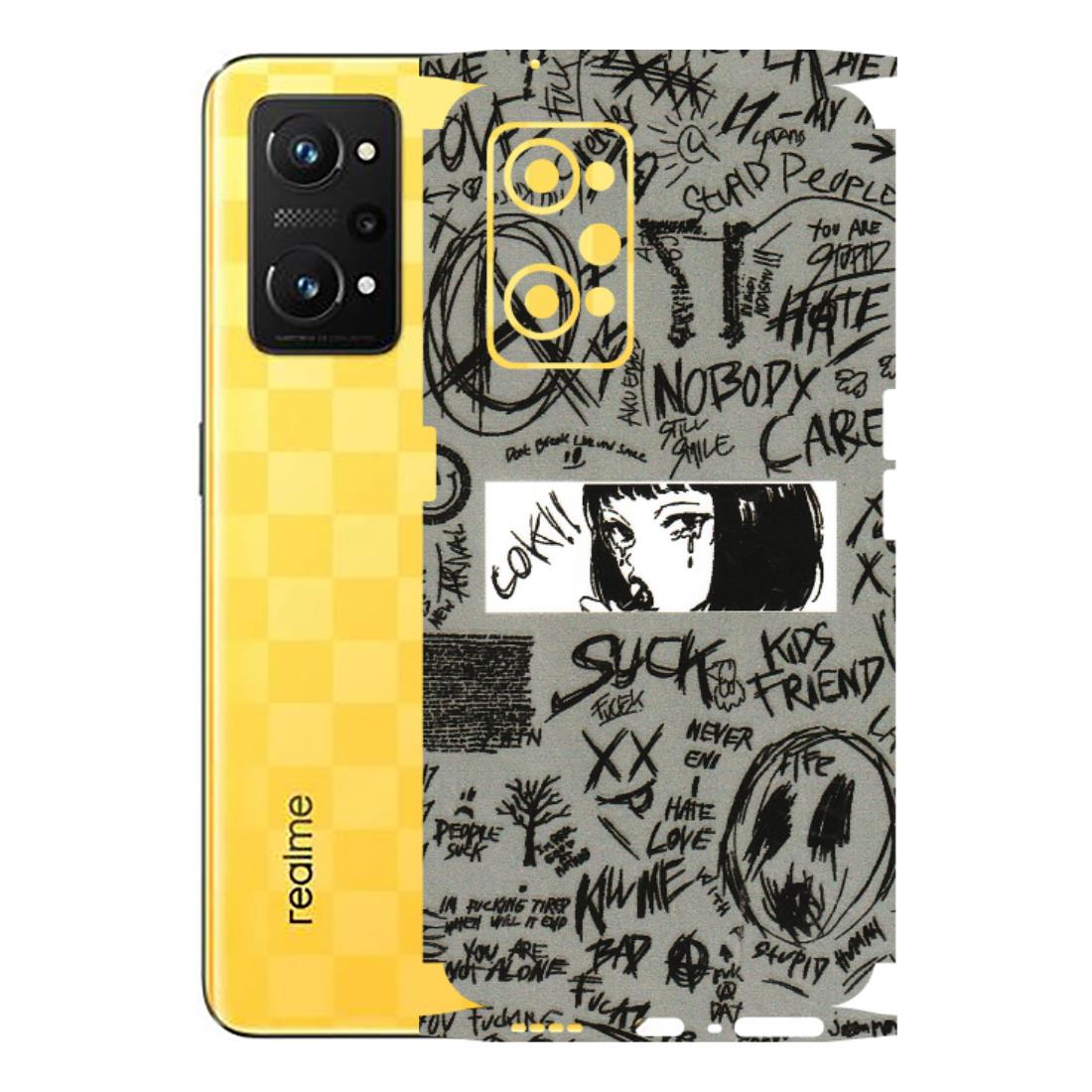 Realme Phone Skins (All Models) - Never Have Love Anime - 3D Embossed Finish (L-260) Realme GT Neo 3T