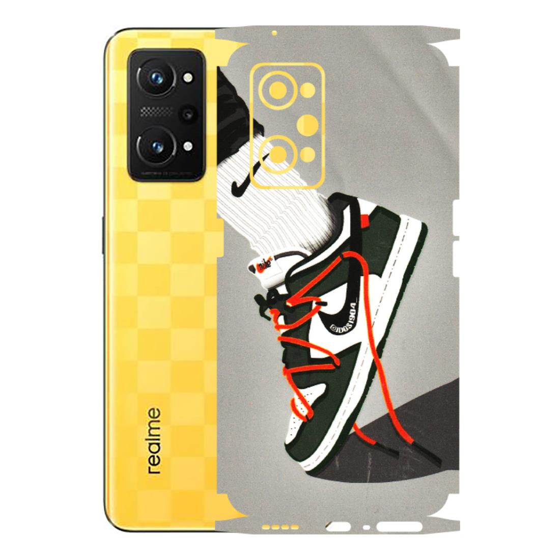 Realme Phone Skins (All Models) - New Grey Sneaker - 3D Embossed Finish (L-261) Realme GT Neo 3T