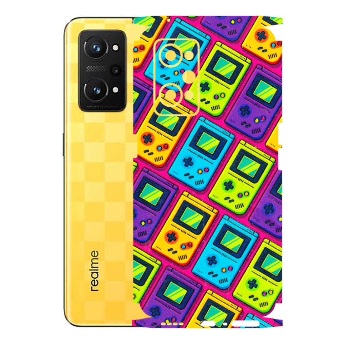 Realme Phone Skins (All Models) - Gameboy Colourful - 3D Embossed Finish (L-266) Realme GT Neo 3T