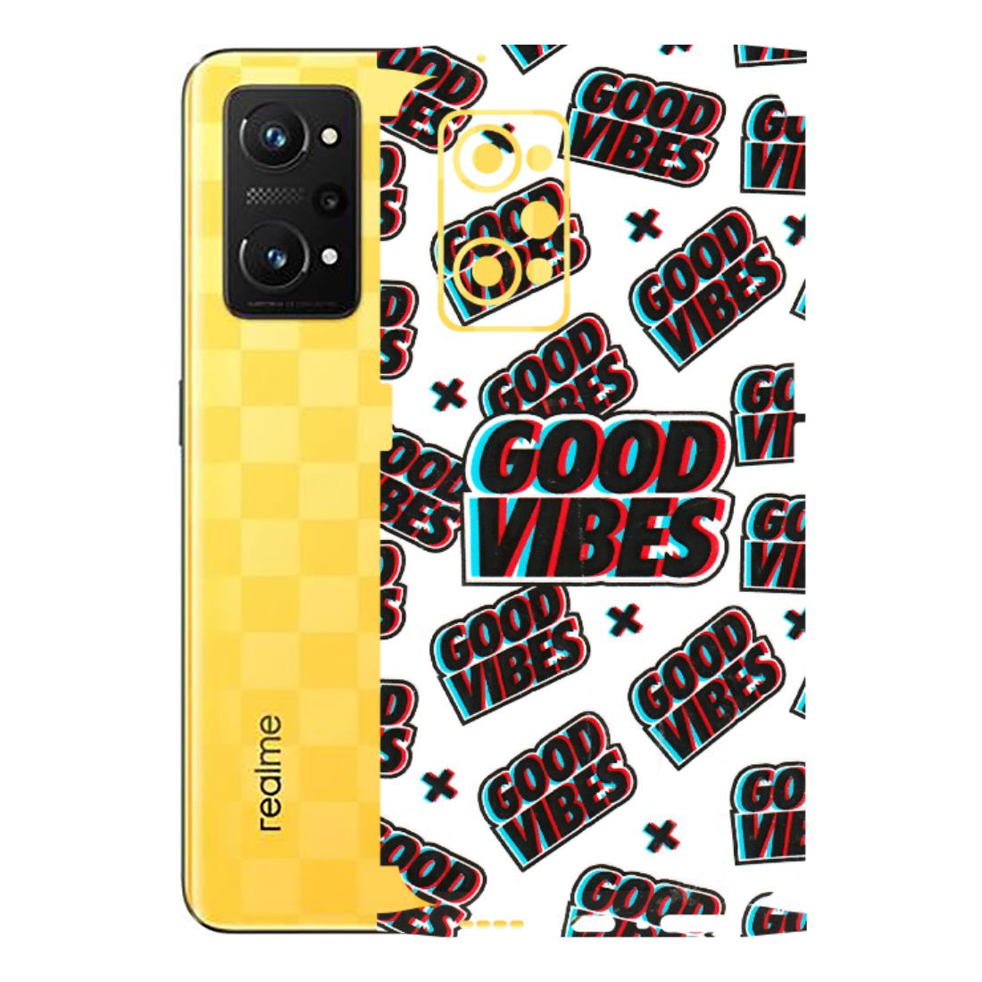 Realme Phone Skins (All Models) - Good Vibes - 3D Embossed Finish (L-282) Realme GT Neo 3T