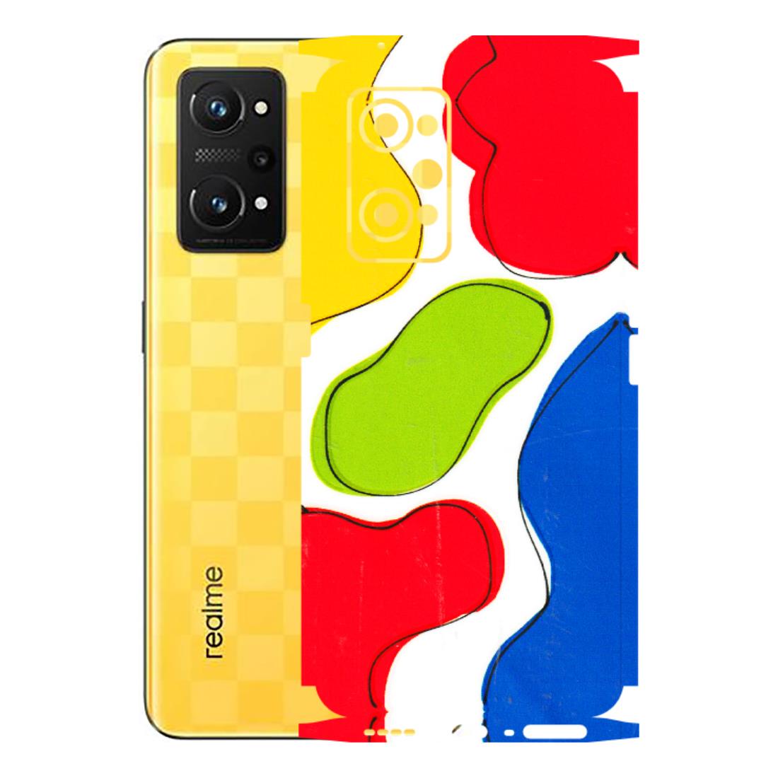 Realme Phone Skins (All Models) - RGB Colour Paint - 3D Embossed Finish (L-284) Realme GT Neo 3T
