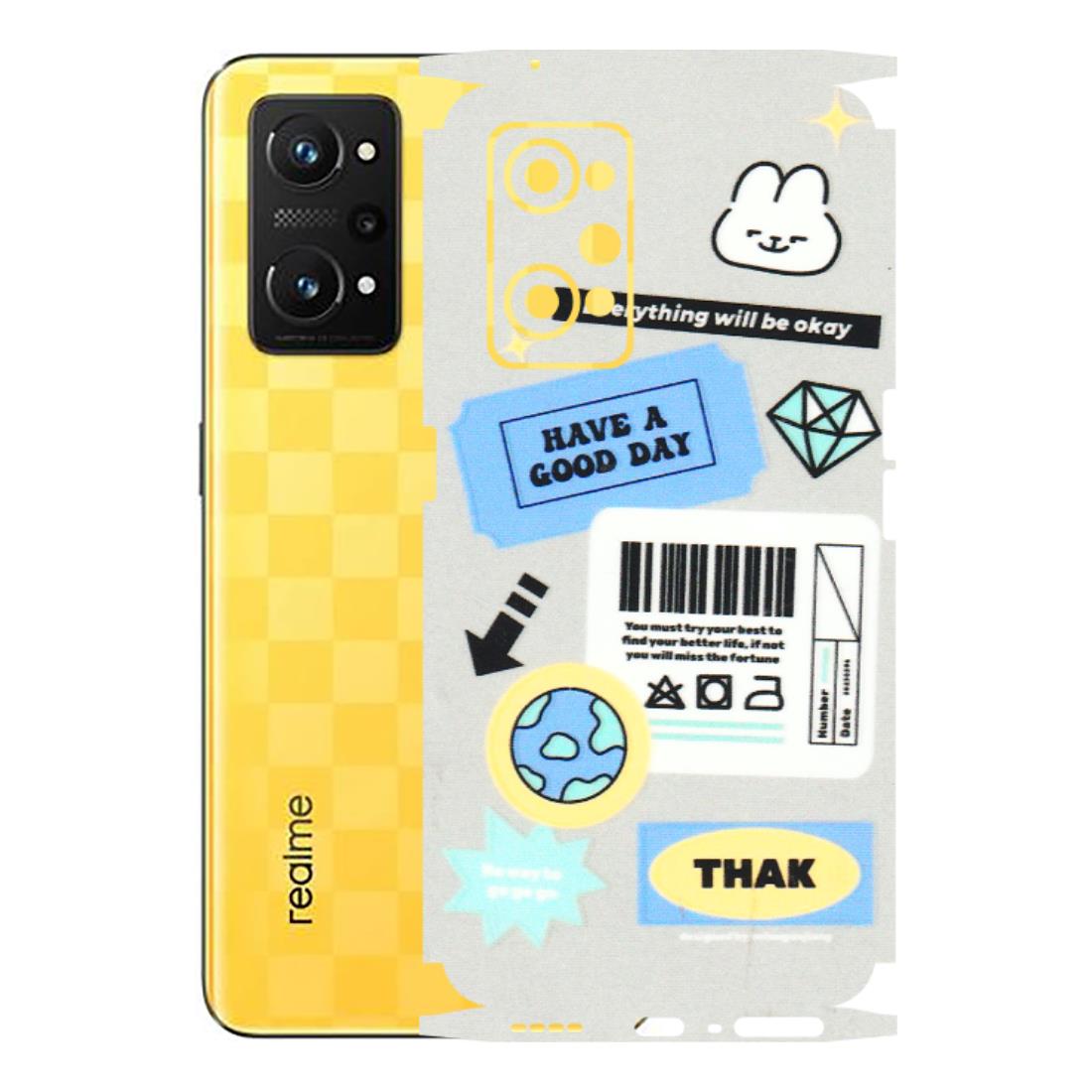 Realme Phone Skins (All Models) - Will Be Okay Design - 3D Embossed Finish (L-316) Realme GT Neo 3T