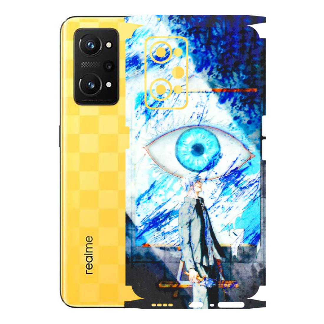 Realme Phone Skins (All Models) - Anime Sea Blue Eye - 3D Embossed Finish (L-318) Realme GT Neo 3T