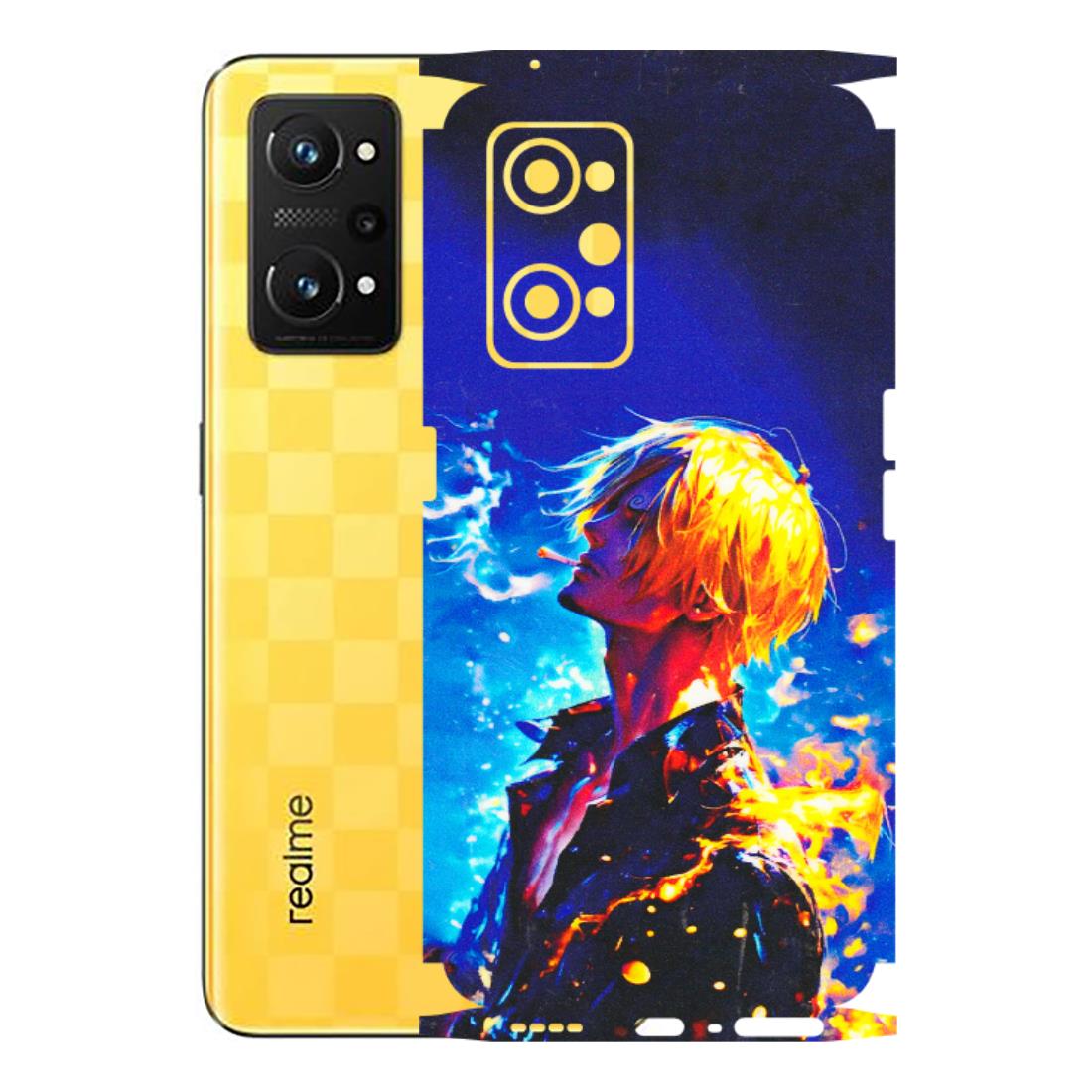 Realme Phone Skins (All Models) - Sanji Vinsmoke One Piece - 3D Embossed Finish (L-319) Realme GT Neo 3T
