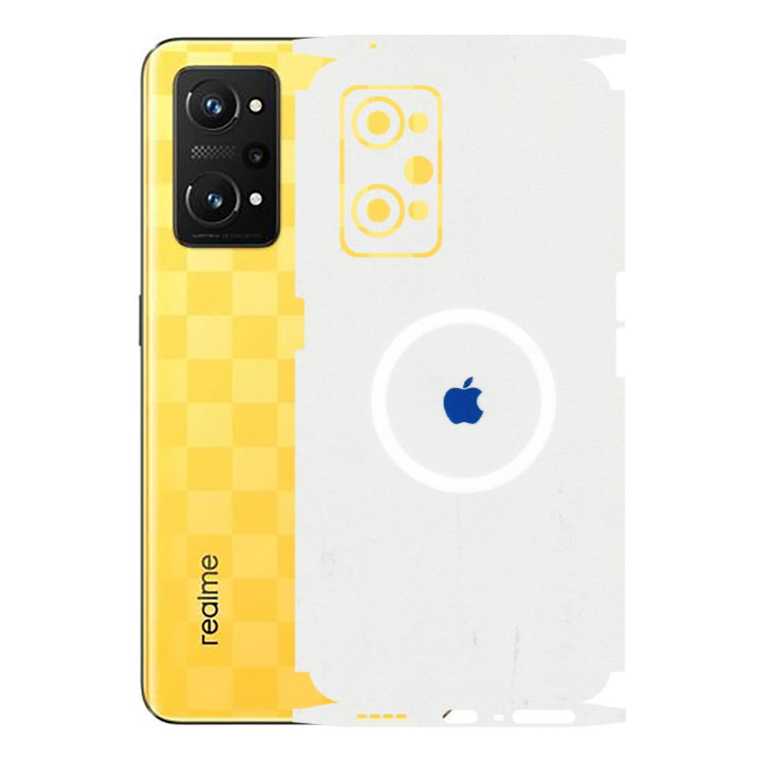 Realme Phone Skins (All Models) - iPhone Magsafe Logo - 3D Embossed Finish (L-320) Realme GT Neo 3T