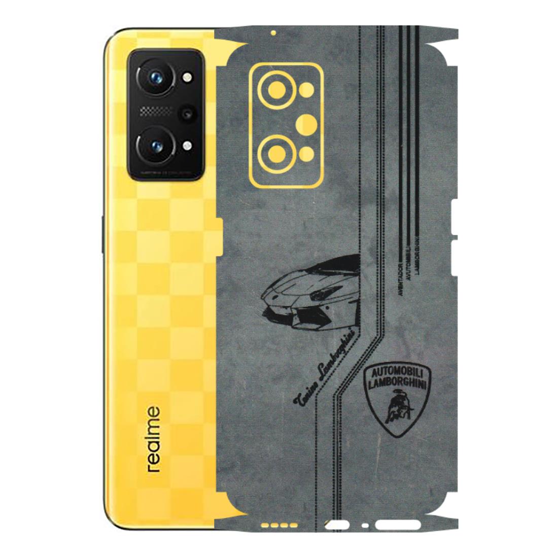 Realme Phone Skins (All Models) - New Lamborgini Aventador - 3D Embossed Finish (L-321) Realme GT Neo 3T