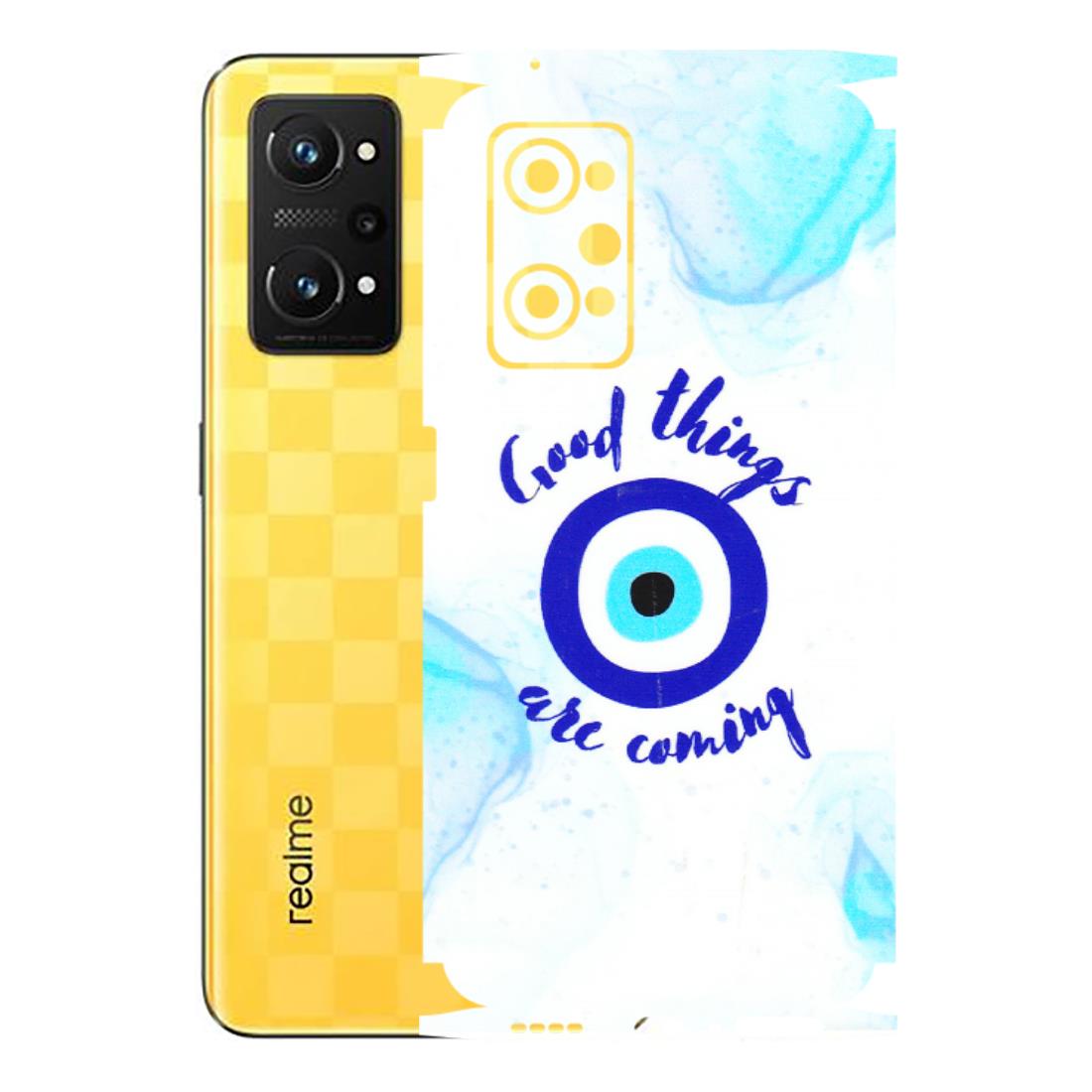 Realme Phone Skins (All Models) - Evil Eye Good Things Are Coming - 3D Embossed Finish (L-322) Realme GT Neo 3T