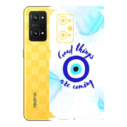 Realme Phone Skins (All Models) - Evil Eye Good Things Are Coming - 3D Embossed Finish (L-322) Realme GT Neo 3T