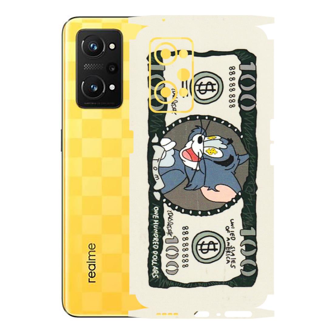 Realme Phone Skins (All Models) - Tom Hundred Dollar - 3D Embossed Finish (L-324) Realme GT Neo 3T