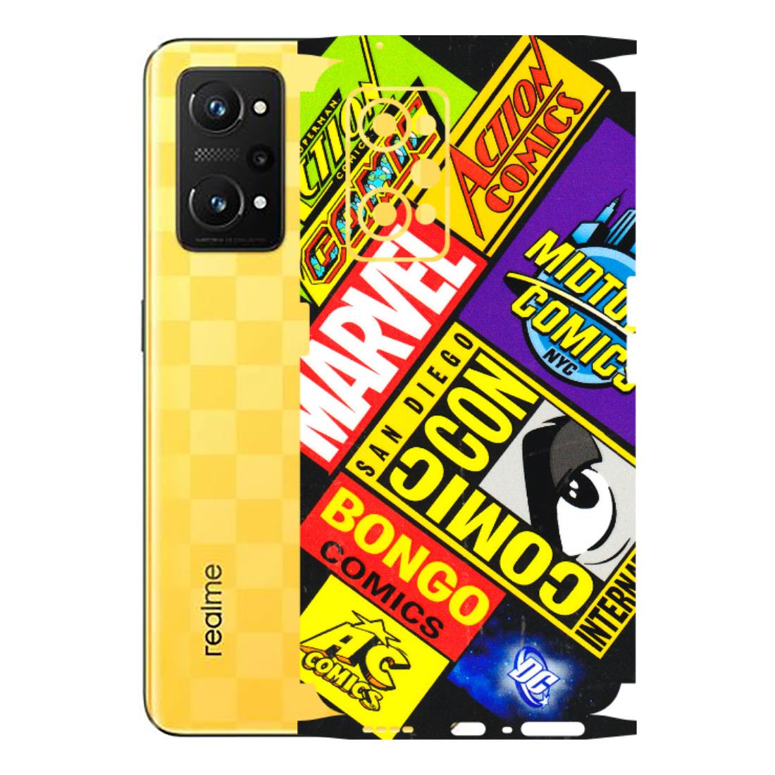 Realme Phone Skins (All Models) - Bongo Comic Con - 3D Embossed Finish (L-325) Realme GT Neo 3T
